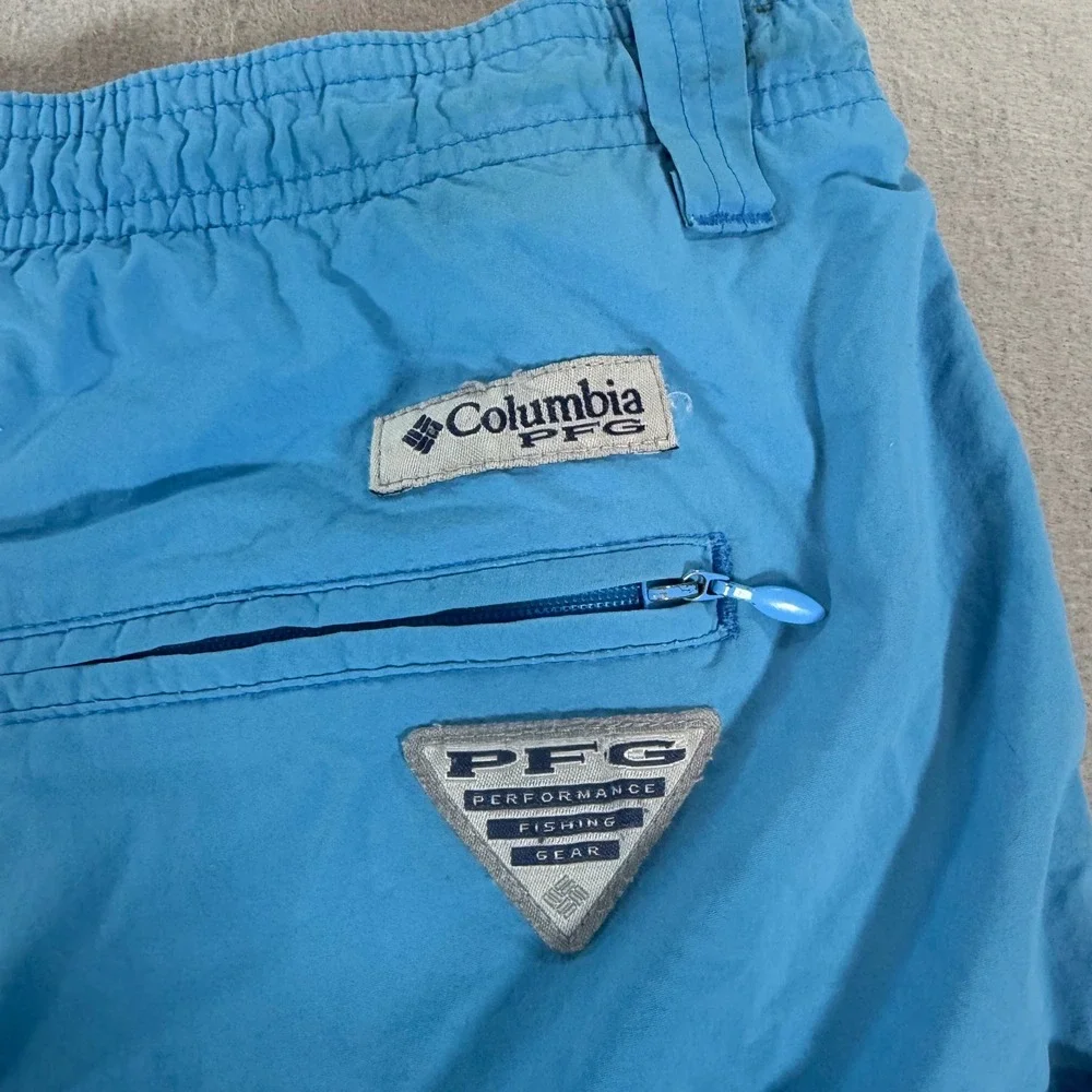 Columbia PFG‎ Omni Shade Fishing Swim Shorts Blue XXL 6in Inseam